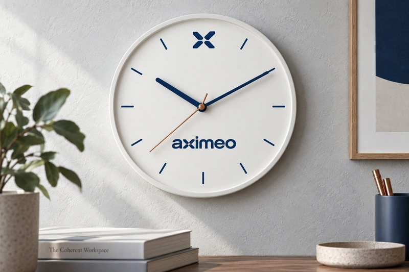 aximeo.com: brand application