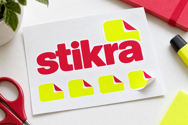 stikra.com: brand application